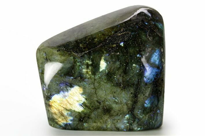 Flashy Free-Standing Polished Labradorite - Madagascar #364184